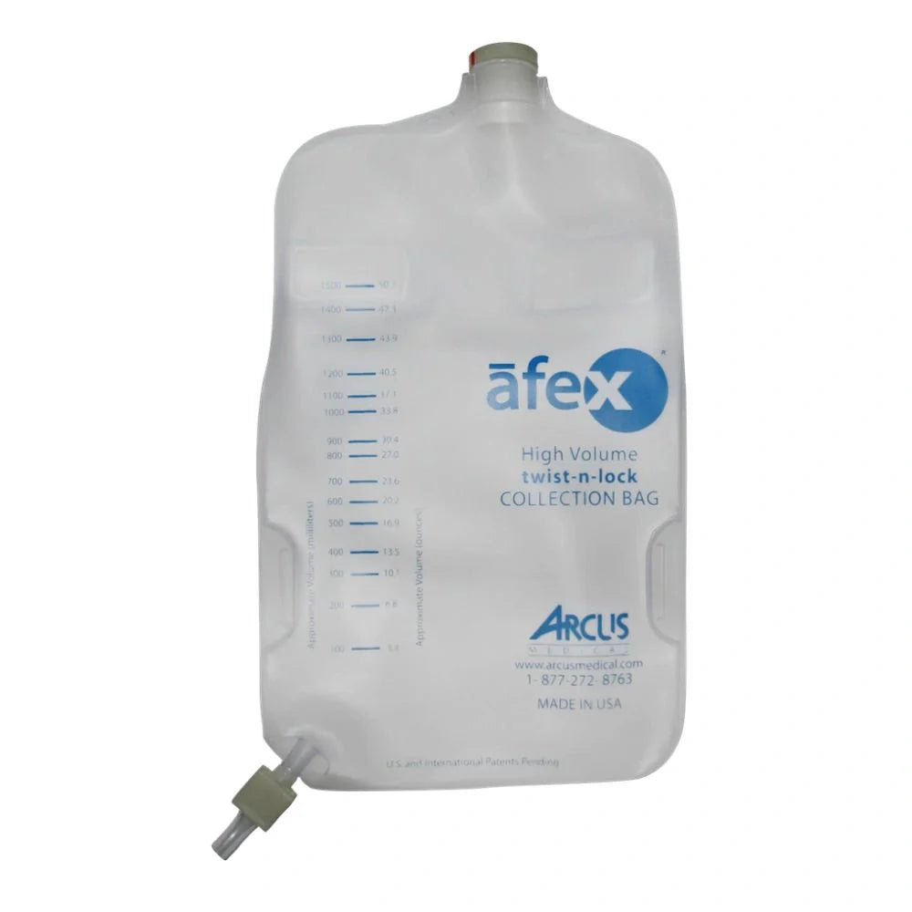 AFEX 1000 mL Extra Capacity Direct Connect Bag - ActivKare