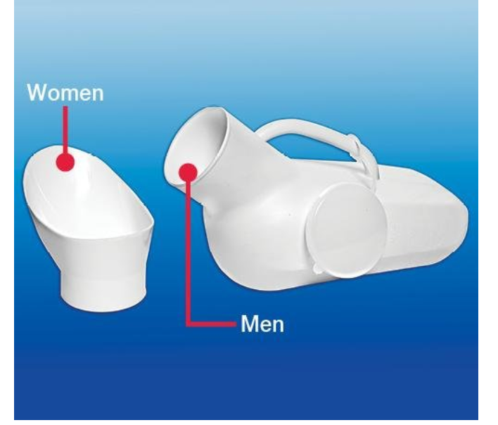 Rose Healthcare Unisex Portable Urinal (800 ml) with Lid - ActivKare
