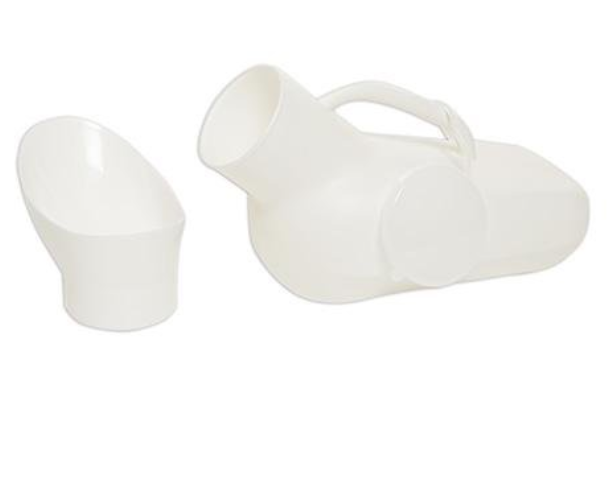 Rose Healthcare Unisex Portable Urinal (800 ml) with Lid - ActivKare