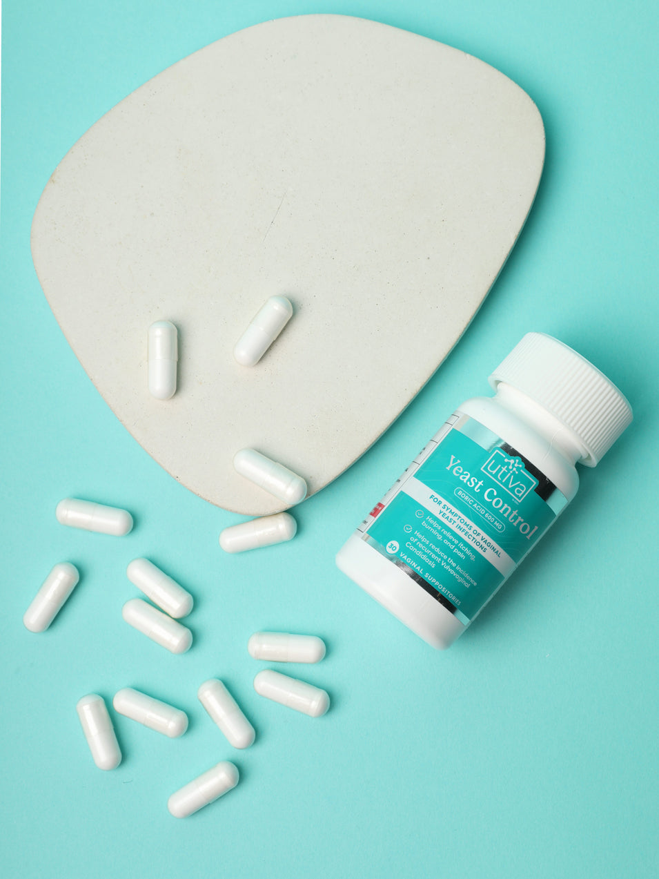 UTIVA Yeast Control (Boric Acid Suppositories) - ActivKare
