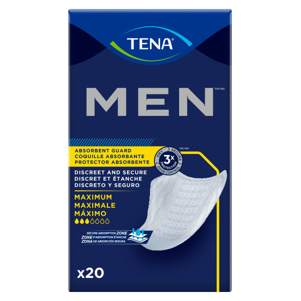 TENA Men Maximum Guard Incontinence Pad for Men - ActivKare