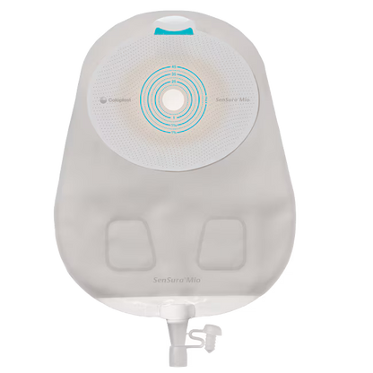 SenSura® Mio One-Piece Urostomy, Opaque 10-1/4" (26cm), Non-convex, Stoma Opening 3/4" (20mm) - Box of 10 - ActivKare