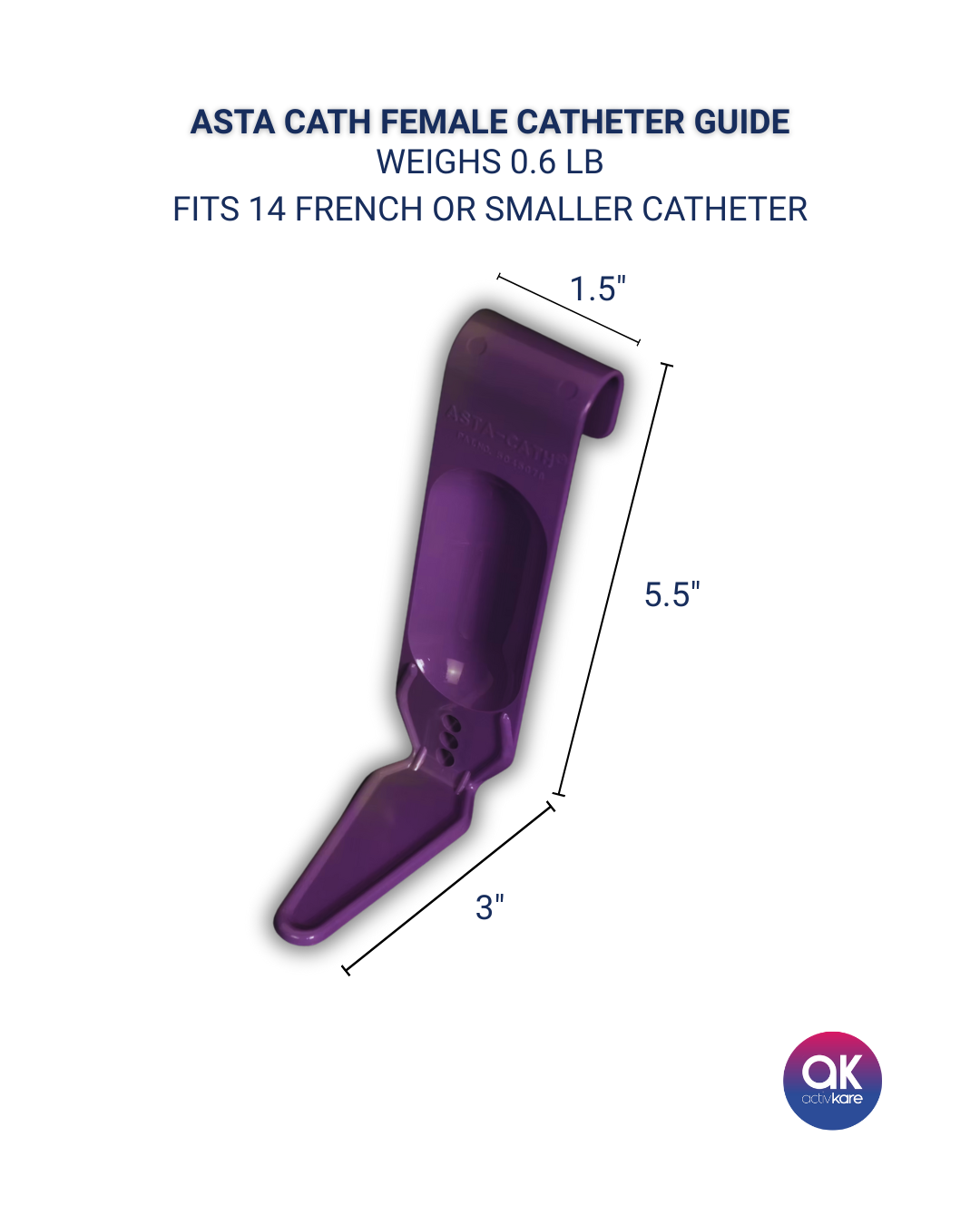 Asta Cath Female Catheter Guide