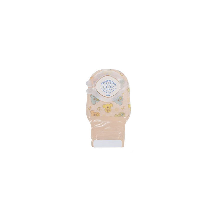 Little Ones Solid Stomahesive 1-Piece Drainable Pouch, Transparent, Cut-to-Fit up to 50mm, 2in - Box of 15
