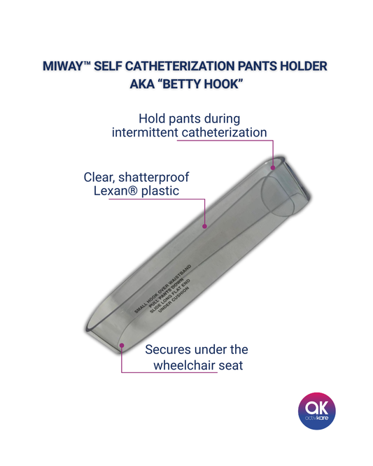 MiWay™ Self Catheterization Pants Holder aka “Betty Hook”