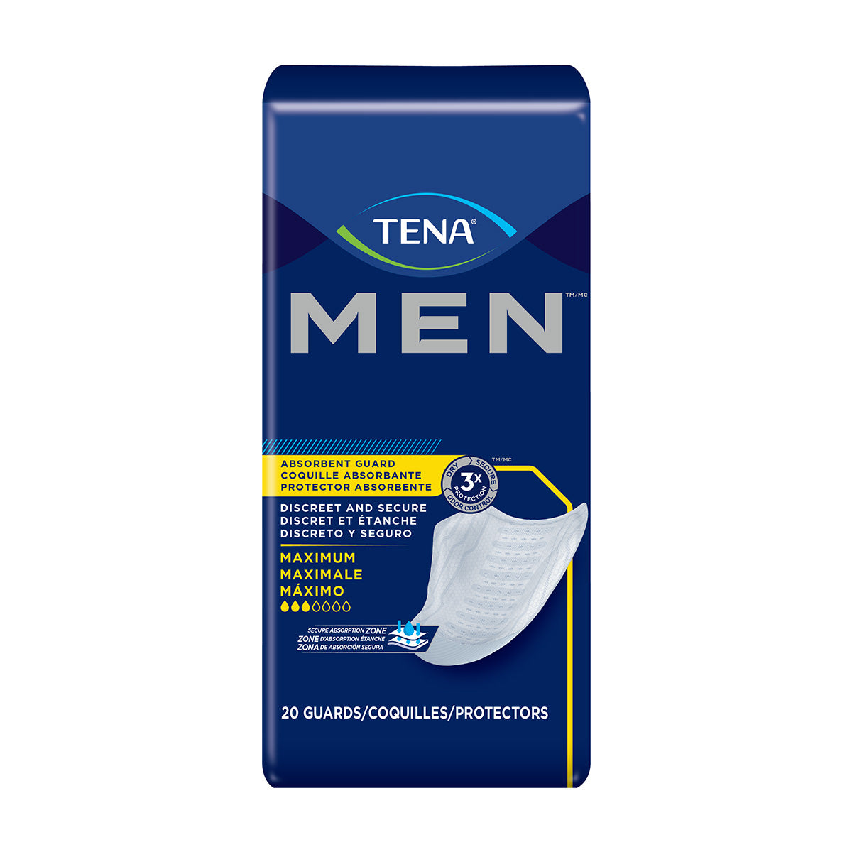 TENA Men Maximum Guard Incontinence Pad for Men