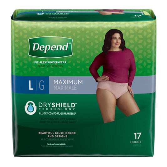 Depend Fresh Protection Incontinence Underwear for Women