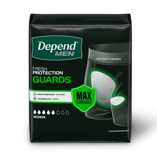 Depend® Fresh Protection Guards for Men - ActivKare