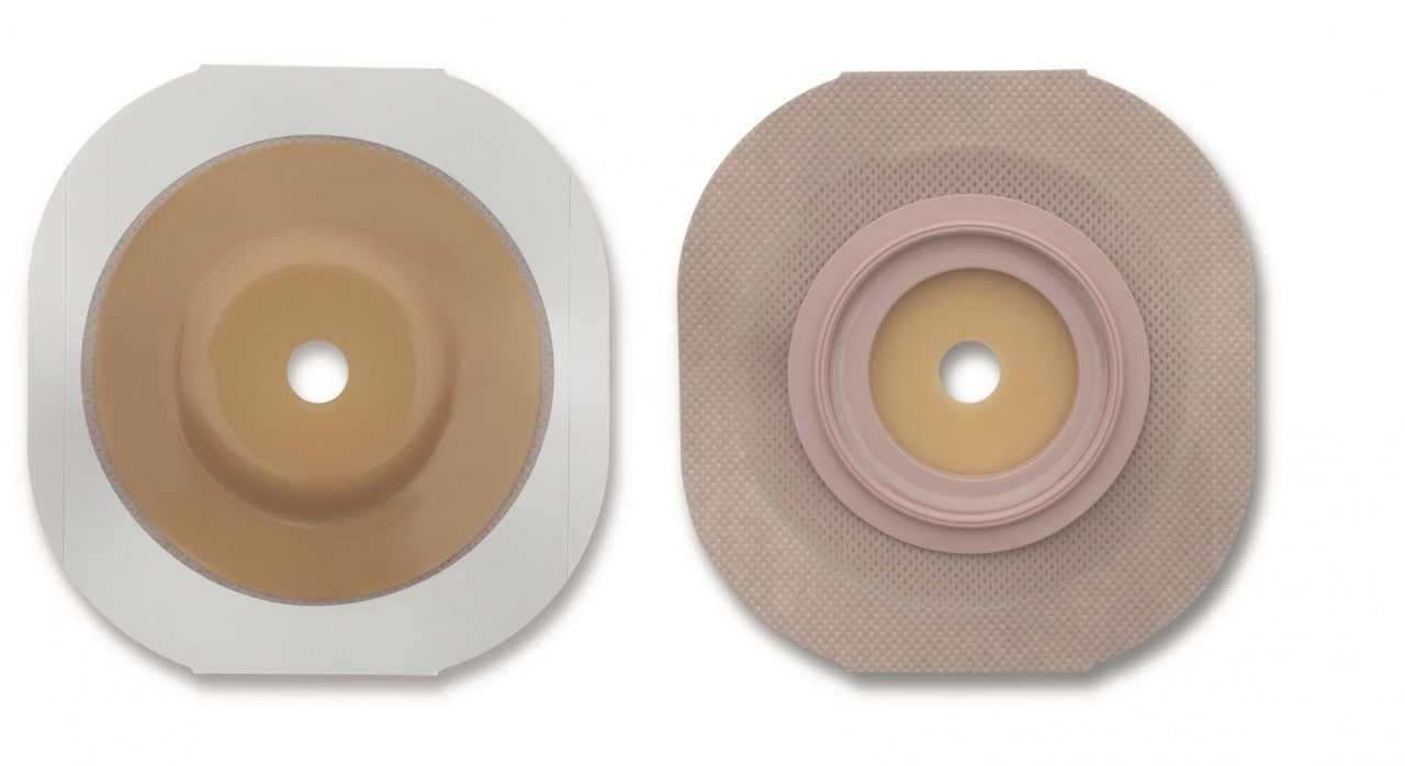 Hollister New Image Two-Piece Drainable Ostomy Pouch, Beige, Lock 'n Roll, Flange Size, 70mm Blue - Box of 10