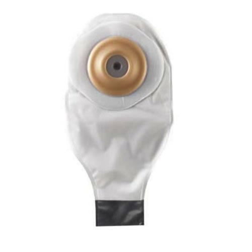 ActiveLife Flexible Durahesive Convex 1-Piece Drainable Pouch, Transparent, Pre-Cut 19mm, 3/4in - Box of 5