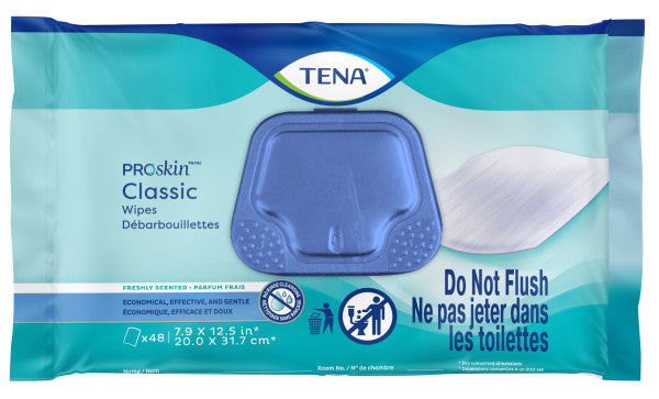 TENA ProSkin Classic Washcloth, Premoistened Wipe, Scented - ActivKare