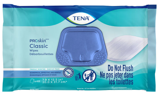 TENA ProSkin Classic Washcloth, Premoistened Wipe, Scented - ActivKare