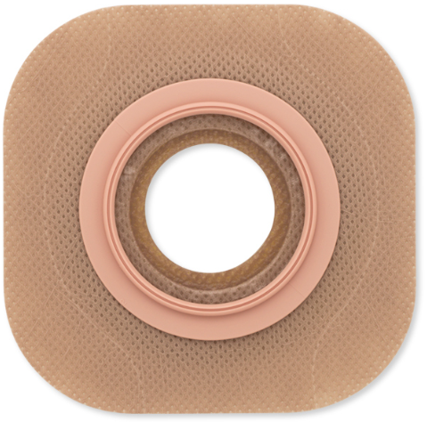 Flextend Skin Barrier, Two-Piece, Cut-to-Fit, 57mm, Convex, Red - Box of 5