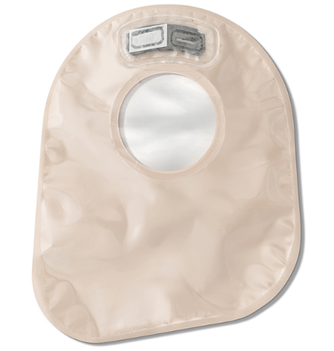 Hollister Ostomy Pouch, 2-Piece, Closed, Beige, with Filter, 57mm, Red - Box of 30